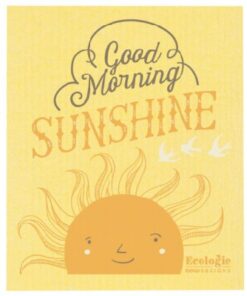 Good Morning Sun Swedish Sponge Cloth