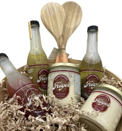 Feiges Gourmet Dressing Gift Basket or Box
