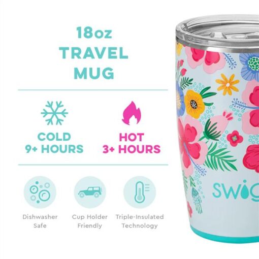 Island Bloom Travel Mug (18oz) - Image 3