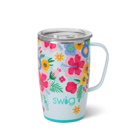 Island Bloom Travel Mug (18oz)