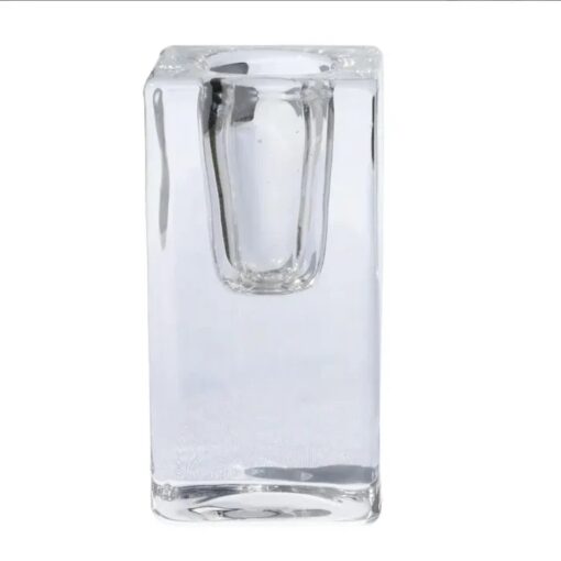 Quadra 8 Candle Holder - large  - clear