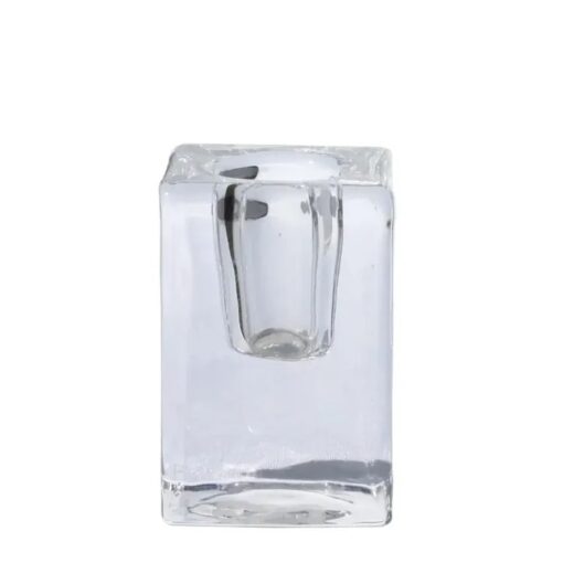 Quadra 6 Candle Holder - small - clear