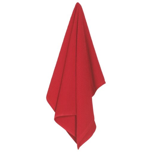 Kitchen Towel Ripple Red