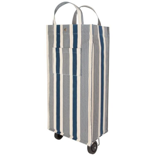 Shopping Trolley Navy Stripe