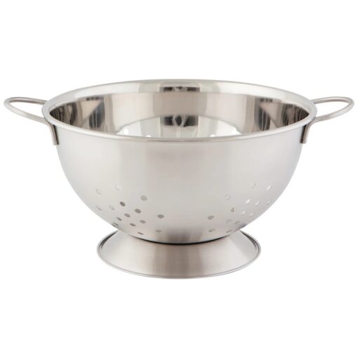 Colander Large Matte Silver