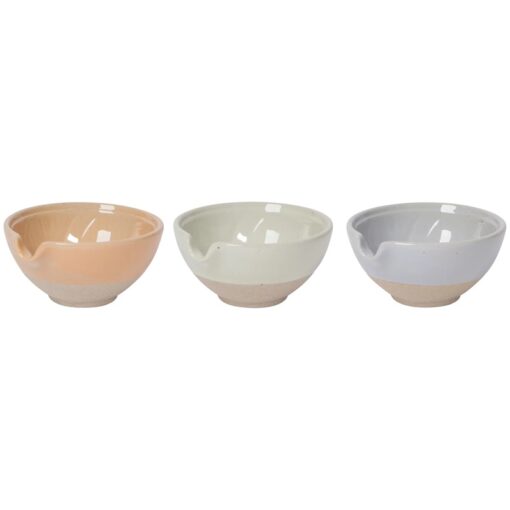 Set/3 Mini Spout Bowls Aster