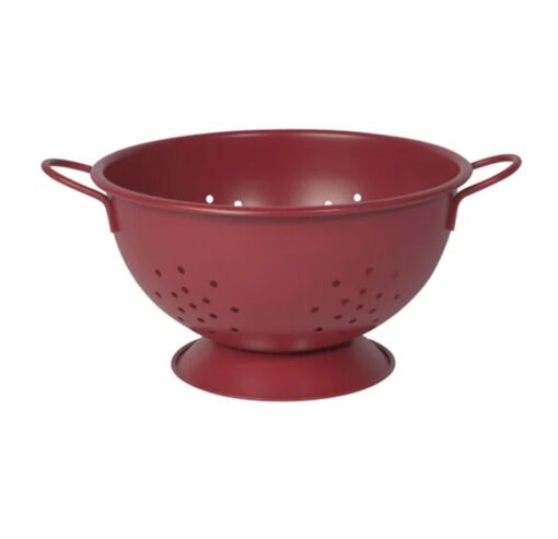 Colander 1qt Matte Carmine