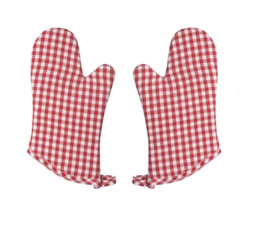 Ovenmitts Classic Gingham S/2