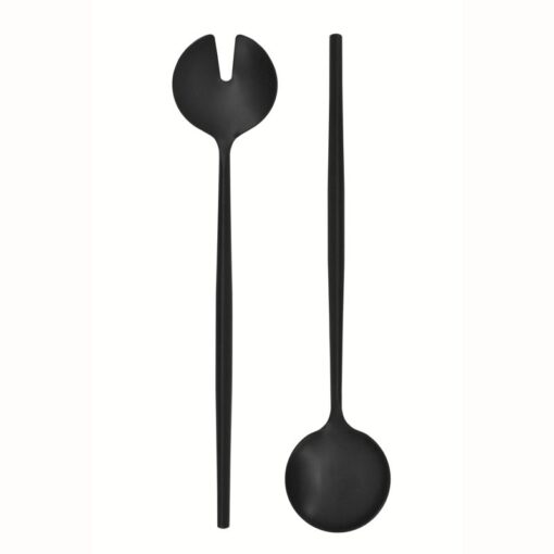 Salad Servers Black Set SS