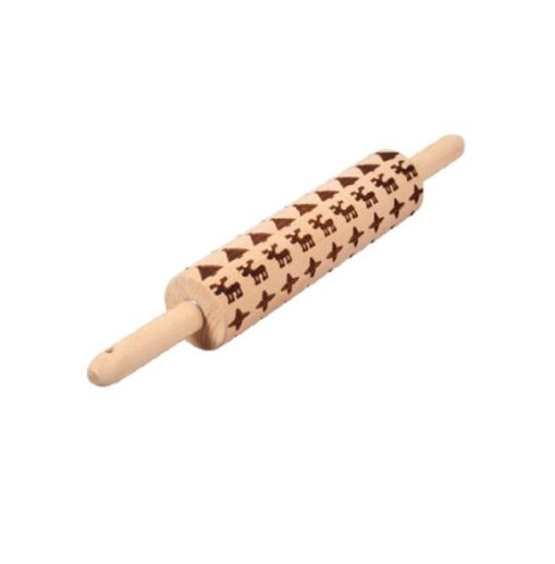 Embossed Rolling Pin Christmas