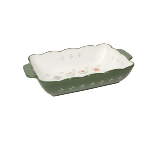 Baking Dish 13in Camellia