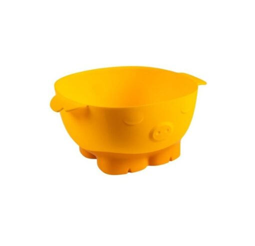 Kinderkitchen Pig Mixing Bowl Yellow