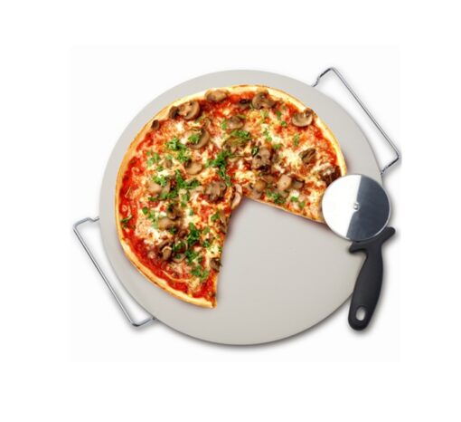 Pizza Stone & Rack Set 14.5"