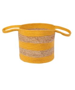 Basket Jute Small Tier Ochre