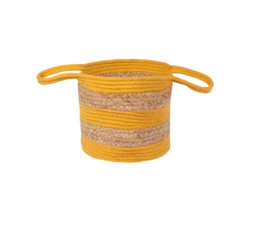 Basket Jute Small Tier Ochre