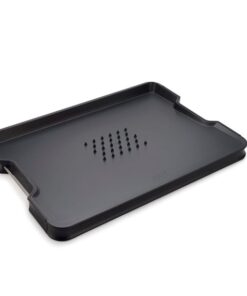 JJ Cut & Carve Chopping Board Lrg 16X11.4", Bk