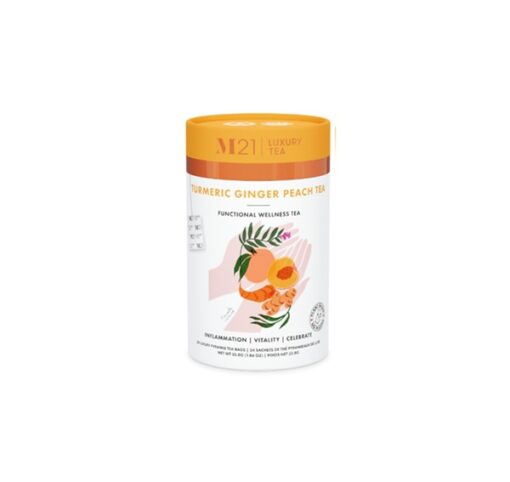 Turmeric Ginger Peach Tea Tube 24 bags