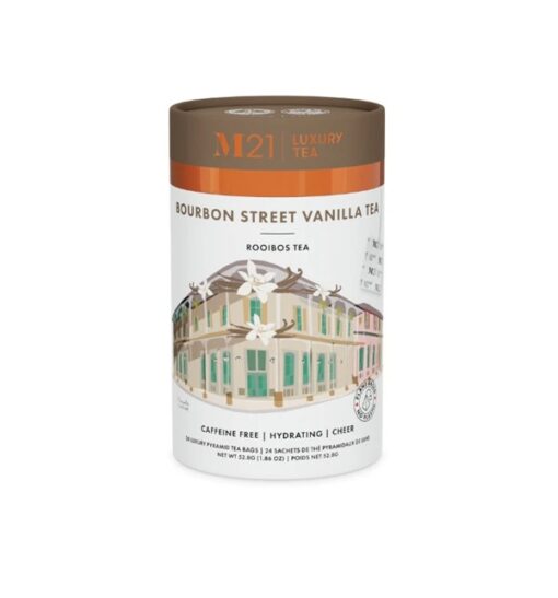 Bourbon Street Vanilla Tea Tube 24 bags