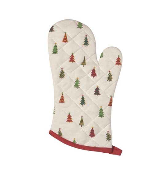 Oven Mitt S/2 Classic Merry & Bright