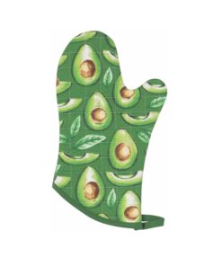 Oven Mitts Avocados Pair