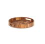 Round Tray W/ Handles Wood