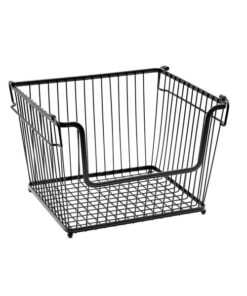 YORK STACKABLE BIN LG CHROME