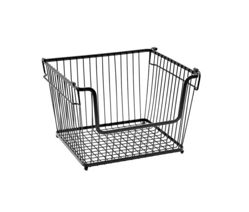 York Stackable Bin Lg Chrome