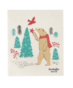 Swedish Dishcloth Winter Wilderland