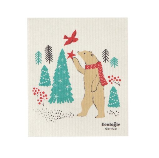 Swedish Dishcloth Winter Wilderland