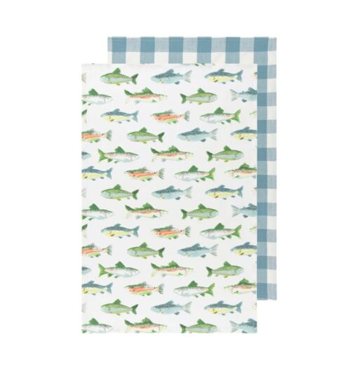 Teatowel Gone Fishin" S/2