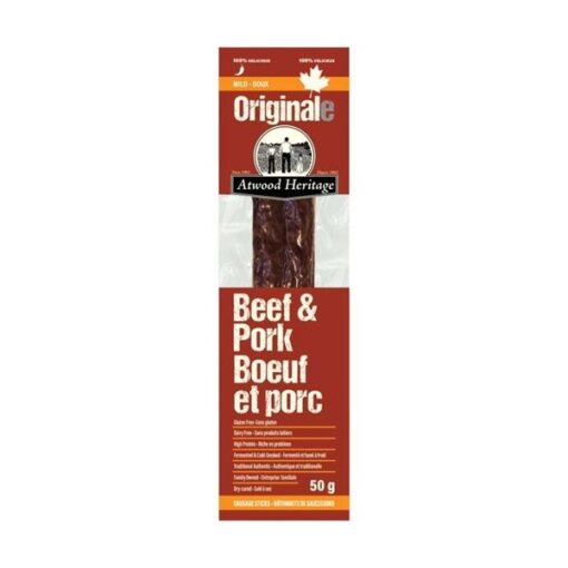 Atwood Heritage Angus Grass Fed Beef Stix Mild 2 pk