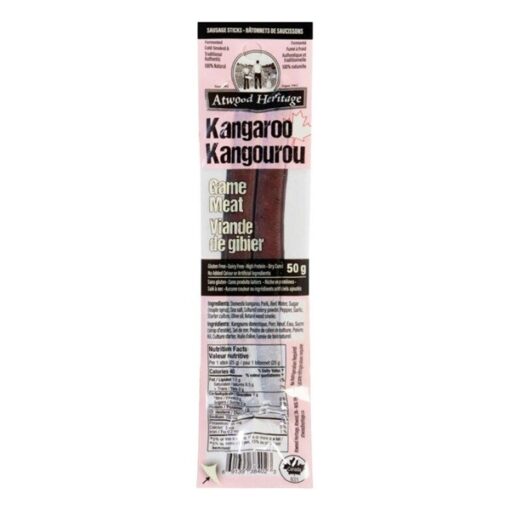 Atwood Heritage Game Meat Kangaroo 2pk Snack Sticks