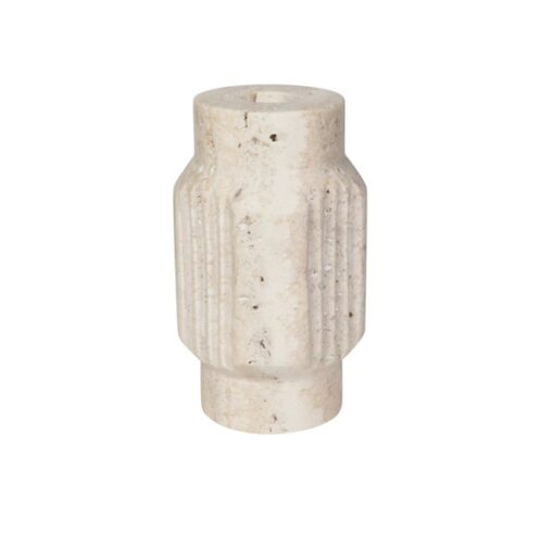 Altis Travertine Candle Holder - Image 2