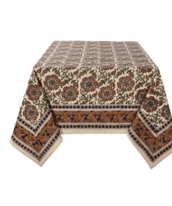 Elysian Block Print Tablecloth 60"x90"