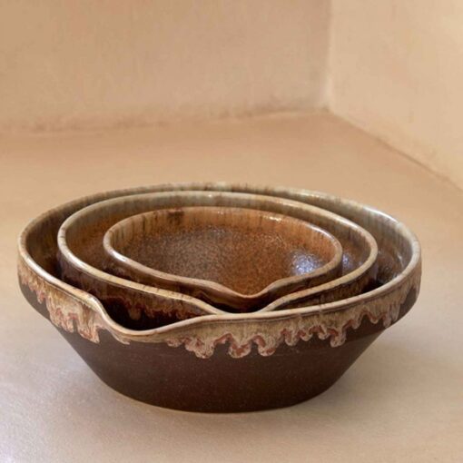 Poterie Mocha Mixing Bowl - Image 3