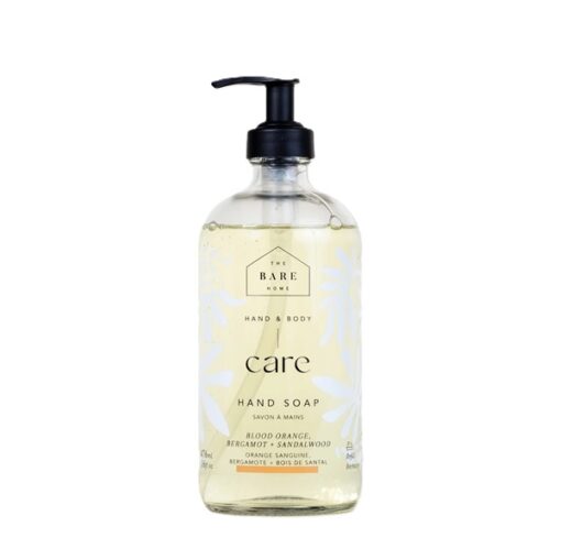 Hand soap 476ml in Glass Bottle B. Orange Berg & Sandlewood