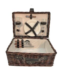 Sonoma 2 Person Willow Picnic Basket