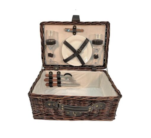 Sonoma 2 Person Willow Picnic Basket