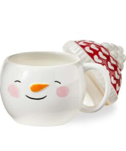 Snowman Lidded Mug