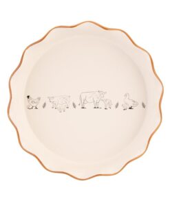 Woodbury Lane Fluted Pie Dish
