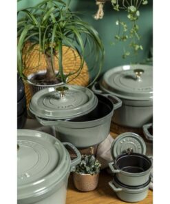 Alternative view of Staub La Cocotte Cocotte Round Eucalyptus 5.25L