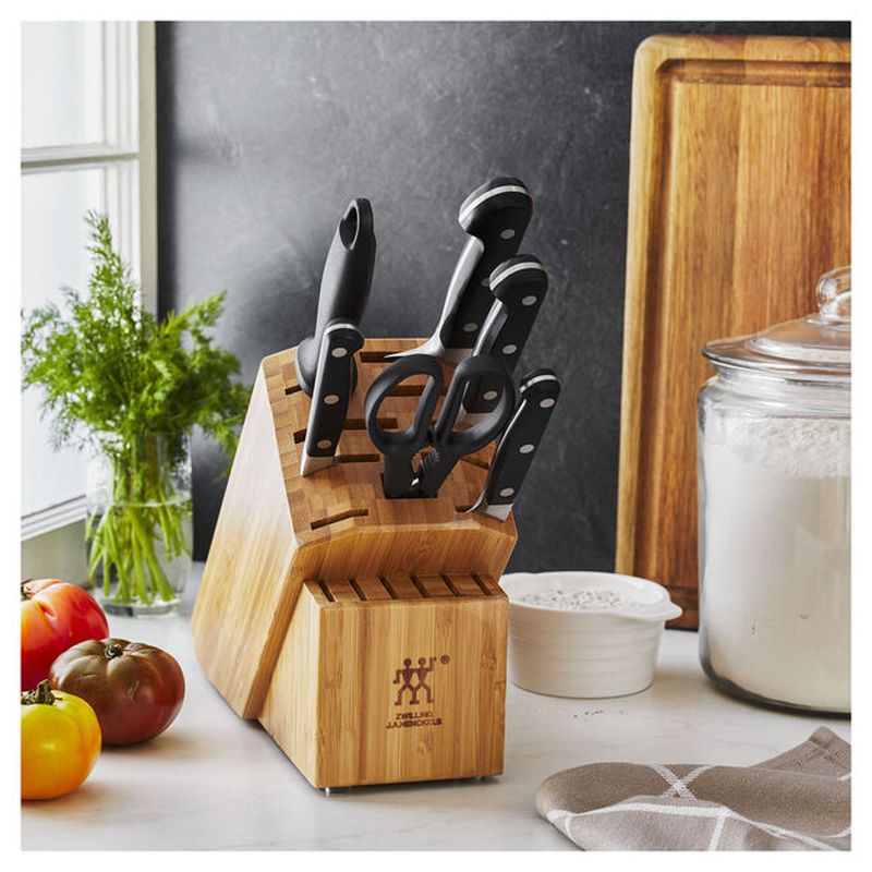 ZWILLING Pro Knife block set bamboo 7 - Image 2