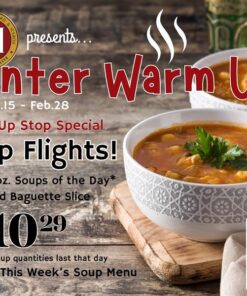 Winter Warm Up Soup Flight