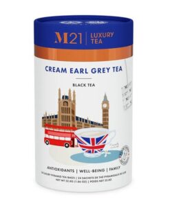 Cream Earl Grey Tea Tube 24 bags