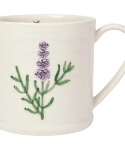 Lavender Embossed Mug