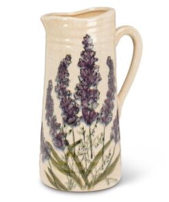 Lg Lavender Jug-11"H(78oz)