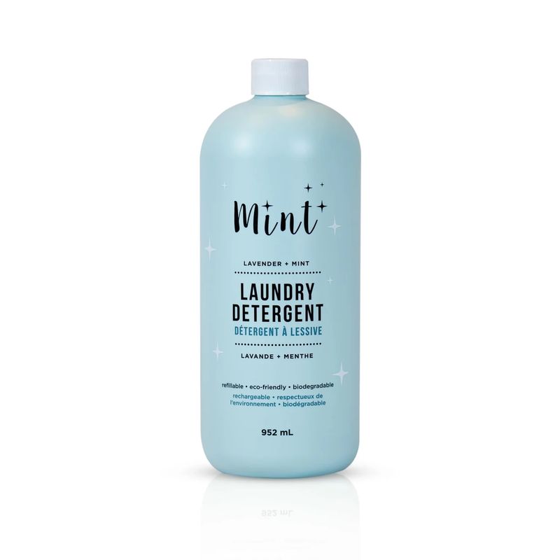 Mint Laundry Detergent Bottle