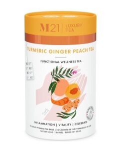 Turmeric Ginger Peach Tea Tube 24 bags