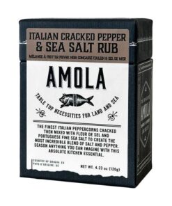 Amola Salt Italian Cracked Pepper 120g/4oz