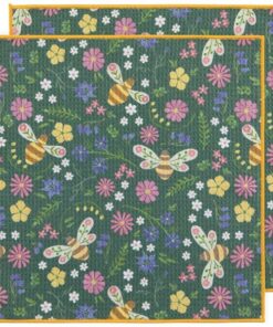 Bee Garden Recycled Microfibre Dishcloths Set of 2